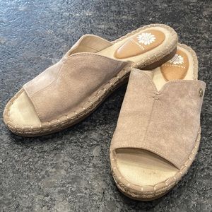 EUC Yellow Box Women’s Slides